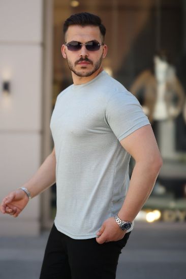 Erkek Mini Jakarlı Kısa Kollu T-shirt resmi